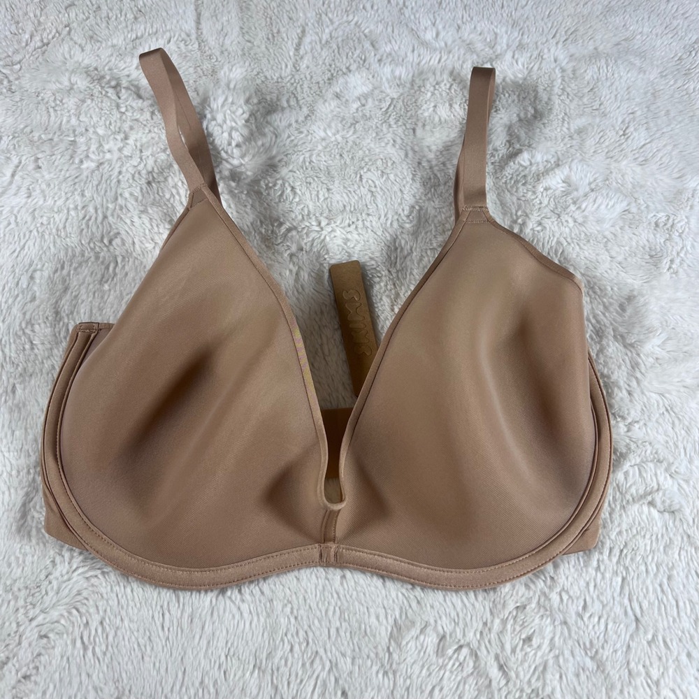 SKIMS Women's Fits‎ Everybody Underwire Bra Clay Tan Size 34DDD BR-UWR-1982 NEW